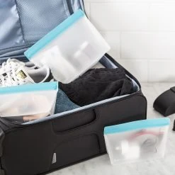 IsAlbi Travel Gifts EcoPocket Reusable Sealable Food Bags | Set Of 3