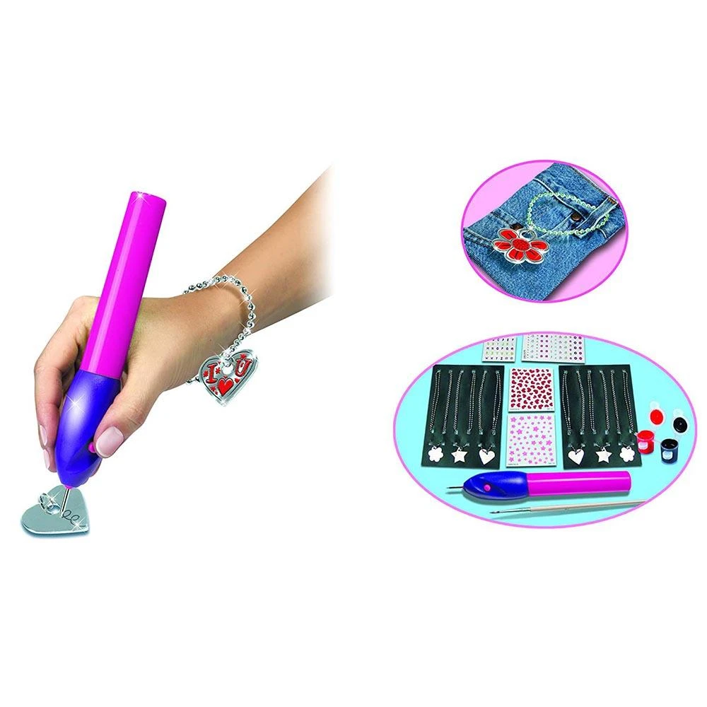 Theatrix Science STEM Toys Engrave & Decorate Metal Jewellery Design Kit 2 Theatrix Science STEM Toys Engrave & Decorate Metal Jewellery Design Kit