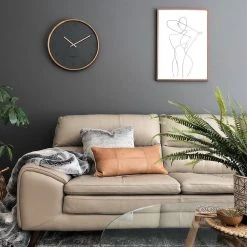 PS Home & Living Freya Minimalist Wall Clock 50cm