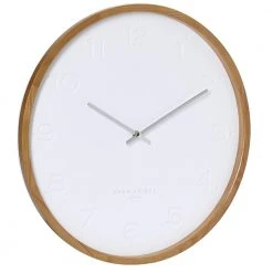 PS Home & Living Executive Gifts Freya Minimalist Silent Movement Wall Clock 35cm