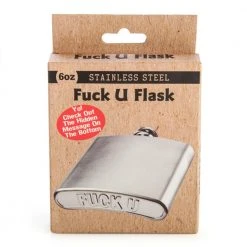 Mdi F#ck You Stainless Steel Hip Flask Kris Kringle Gifts