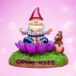 William Valentine Gnome-astae Meditating Garden Gnome Gifts For Sisters
