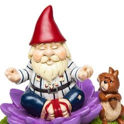 William Valentine Gnome-astae Meditating Garden Gnome Gifts For Sisters