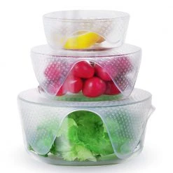 Donaldson Travel Gifts Reusable Silicone Food Wraps | Pack Of 4