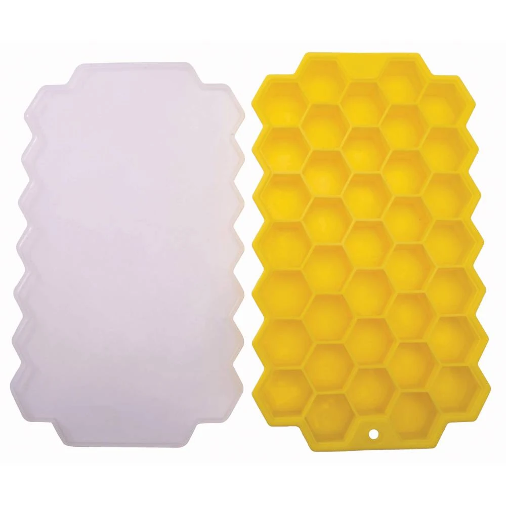 IsAlbi Gifts For Wives Honeycomb Ice Tray | Yellow 2 IsAlbi Gifts For Wives Honeycomb Ice Tray | Yellow