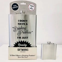 Albi I Don't Have A Drinking Problem Giant Novelty Flask 1.5L 5 Albi I Don't Have A Drinking Problem Giant Novelty Flask 1.5L