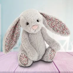 IsAlbi Baby Shower Gifts Jellycat Blossom Bashful Silver Bunny | 2 Sizes!