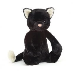 IsAlbi Jellycat Medium Black Kitten New