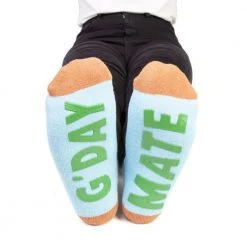 Mdi G'day Mate Koala Hidden Message Socks Mens Novelty Gifts