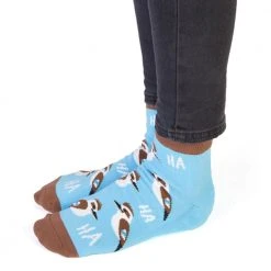 Mdi G'day Mate Kookaburra Hidden Message Socks Gifts For Sisters