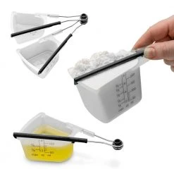 Dreamfarm Levups Self-Levelling Baking Measuring Cups Gifts For Sisters