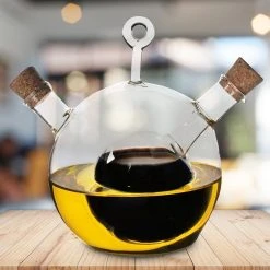 IsAlbi Foodie 2-in-1 Oil & Vinegar Ball Bottle