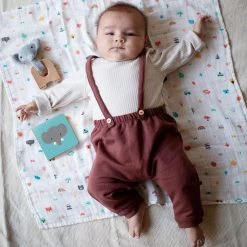 IsAlbi Little Elephant Organic Baby Gift Set Baby Shower Gifts