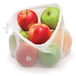 IsAlbi Reusable Mesh Produce Bags - Set Of 3