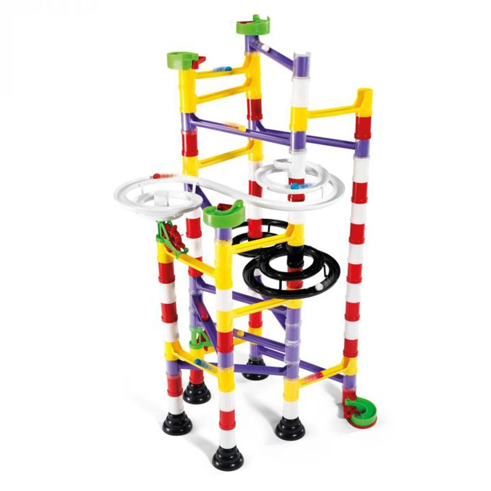 Heebiejeebies Migoga Double Spiral Marble Run Rollercoaster 111pc 3 Heebiejeebies Migoga Double Spiral Marble Run Rollercoaster 111pc