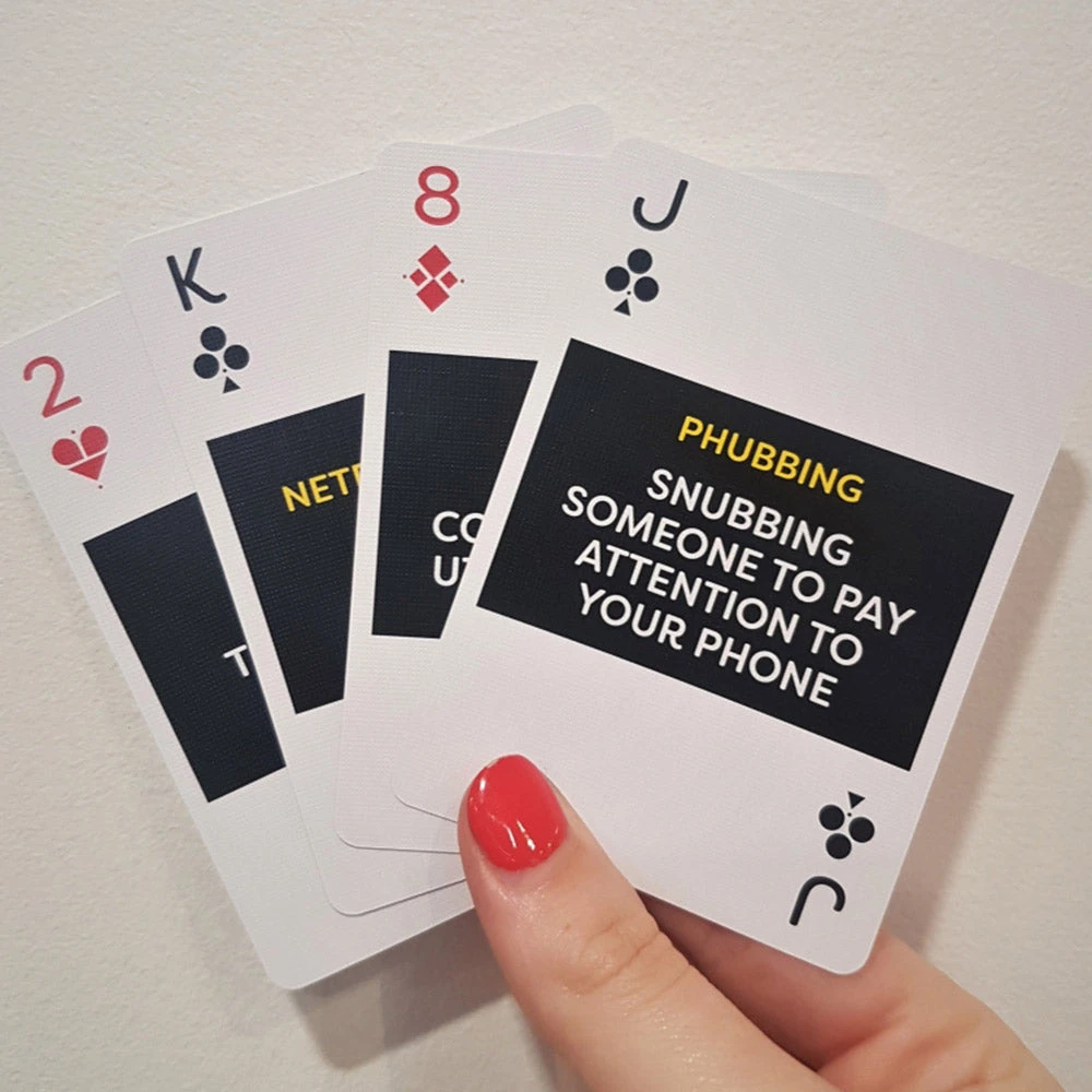 Curated Millennial Slang Playing Cards 2 Curated Millennial Slang Playing Cards