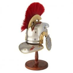 Vintage Nautical Man Cave Gifts Miniature Roman Centurion Helmet Replica