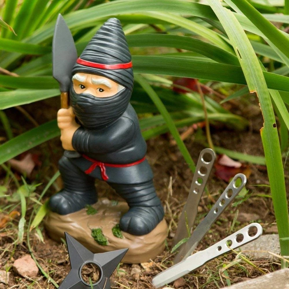 William Valentine Ninja Garden Gnome 1 William Valentine Ninja Garden Gnome