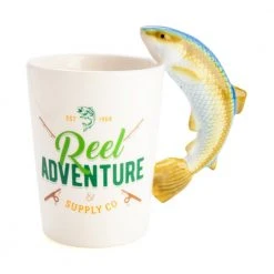 Mdi Reel Adventure 3D Fish Handle Fisherman's Mug