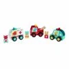 IsAlbi Rescue Pals Wooden Vehicles
