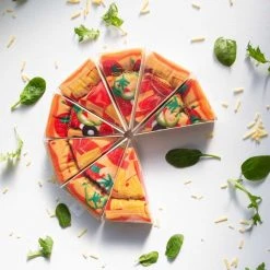 Short Story Pizza Slice Socks - One Pair