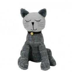 Annabel Trends Gifts For Sisters Houndstooth Sitting Dog & Cat Doorstops