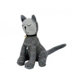 Annabel Trends Gifts For Sisters Houndstooth Sitting Dog & Cat Doorstops