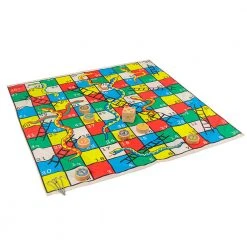 Jenjo Giant Snakes, Dots & Ladders Game - 2 In 1! Giant Products
