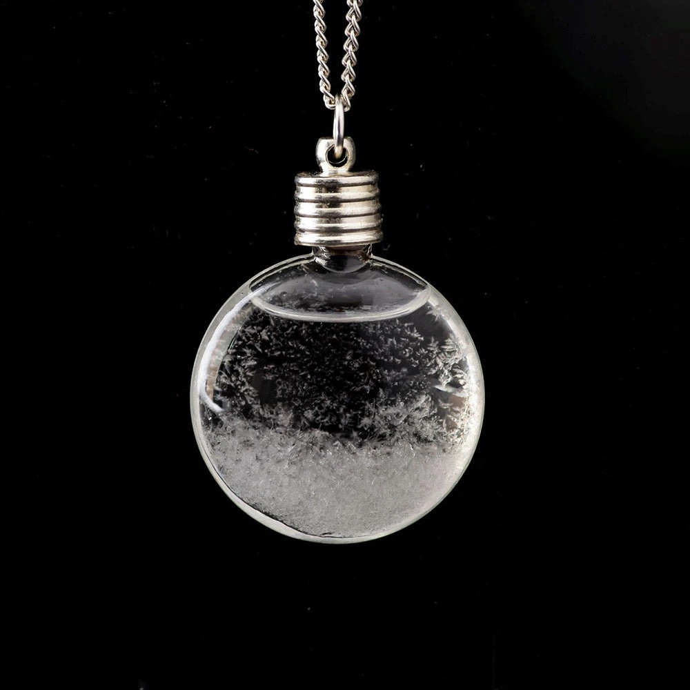 Heebiejeebies Storm Glass Pendant Necklace 5 Heebiejeebies Storm Glass Pendant Necklace