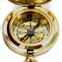 Vintage Nautical Nautical Brass Sundial Compass With Push Button | 2 Styles 8 Vintage Nautical Nautical Brass Sundial Compass With Push Button | 2 Styles