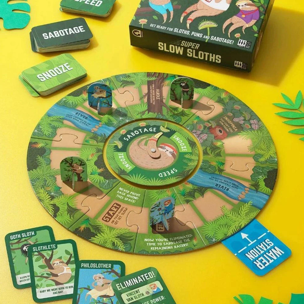 Curated Gifts For BFFs Super Slow Sloths - The Board Game 1 Curated Gifts For BFFs Super Slow Sloths - The Board Game