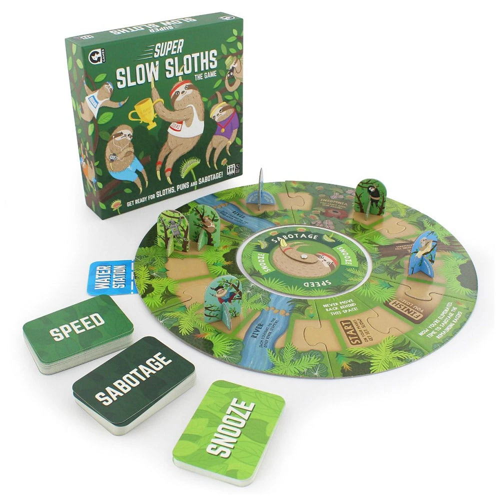 Curated Gifts For BFFs Super Slow Sloths - The Board Game 6 Curated Gifts For BFFs Super Slow Sloths - The Board Game