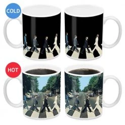 Licensing Essentials The Beatles Abbey Road Heat Change Mug Man Cave Gifts