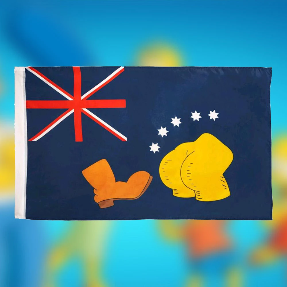 Ikon Collectables The Simpsons Bart Vs Australia Flag Gifts For BFFs 1 Ikon Collectables The Simpsons Bart Vs Australia Flag Gifts For BFFs