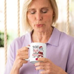 Yellow Octopus Exclusives - Mugs Office Gifts Theres A Ho In This House | Christmas Santa Design