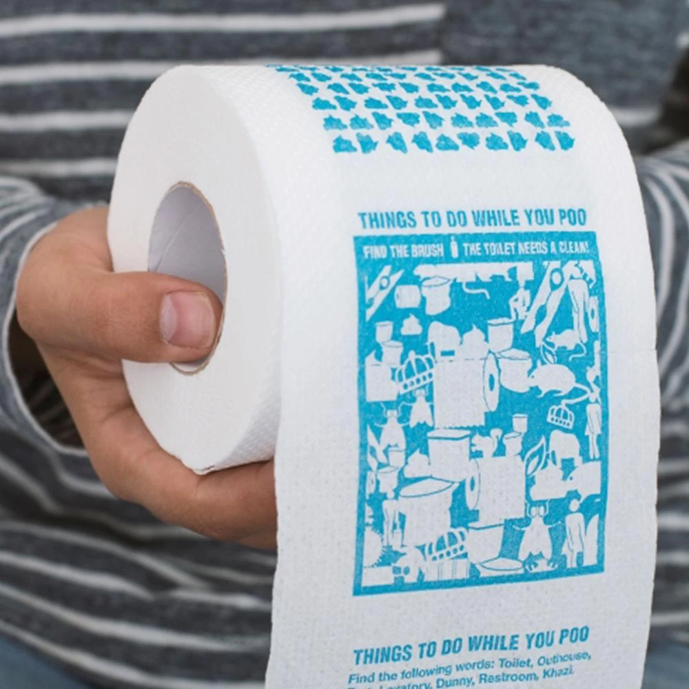 ThumbsUp! Things To Do While You Poo Novelty Toilet Paper 1 ThumbsUp! Things To Do While You Poo Novelty Toilet Paper