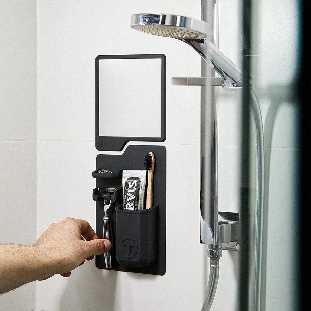 Tooletries Anti-Fog Shower Mirror - The Oliver Bathroom 2 Tooletries Anti-Fog Shower Mirror - The Oliver Bathroom