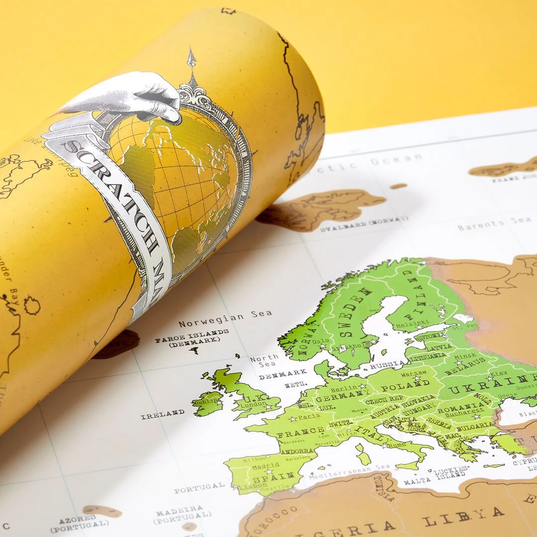 IsAlbi Office Gifts My Travel Scratch Map 3 IsAlbi Office Gifts My Travel Scratch Map