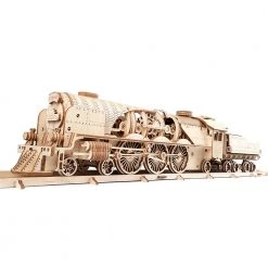 Ugears V-Express Steam Train With Tender Model Kit Science STEM Toys