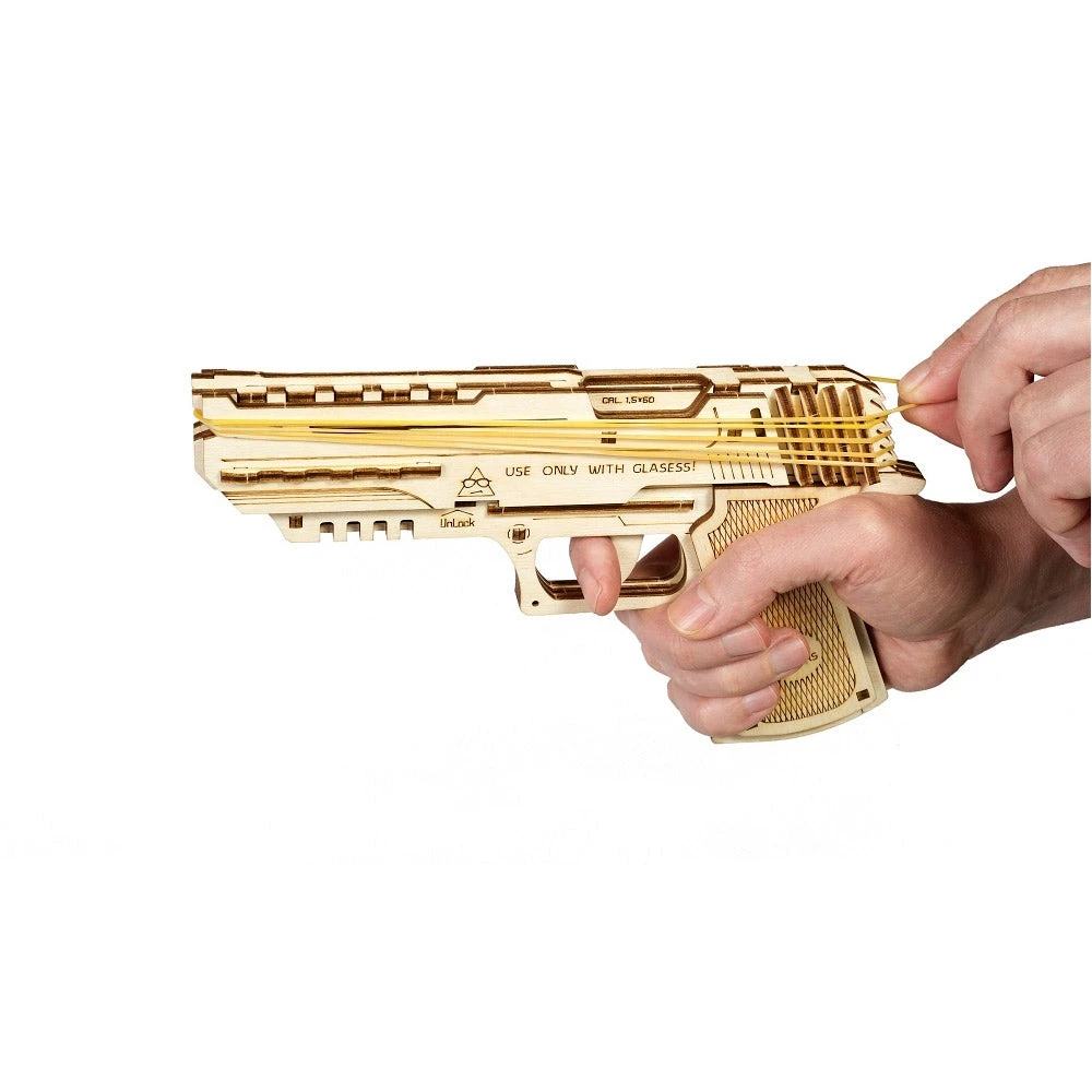 Ugears Wolf-01 Handgun Model Kit 3 Ugears Wolf-01 Handgun Model Kit