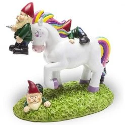 William Valentine Unicorn Attack Garden Gnome 5 William Valentine Unicorn Attack Garden Gnome