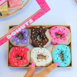 Outliving Gifts For Sisters Ladies Delicious Donut Odd Socks - 3 Pairs