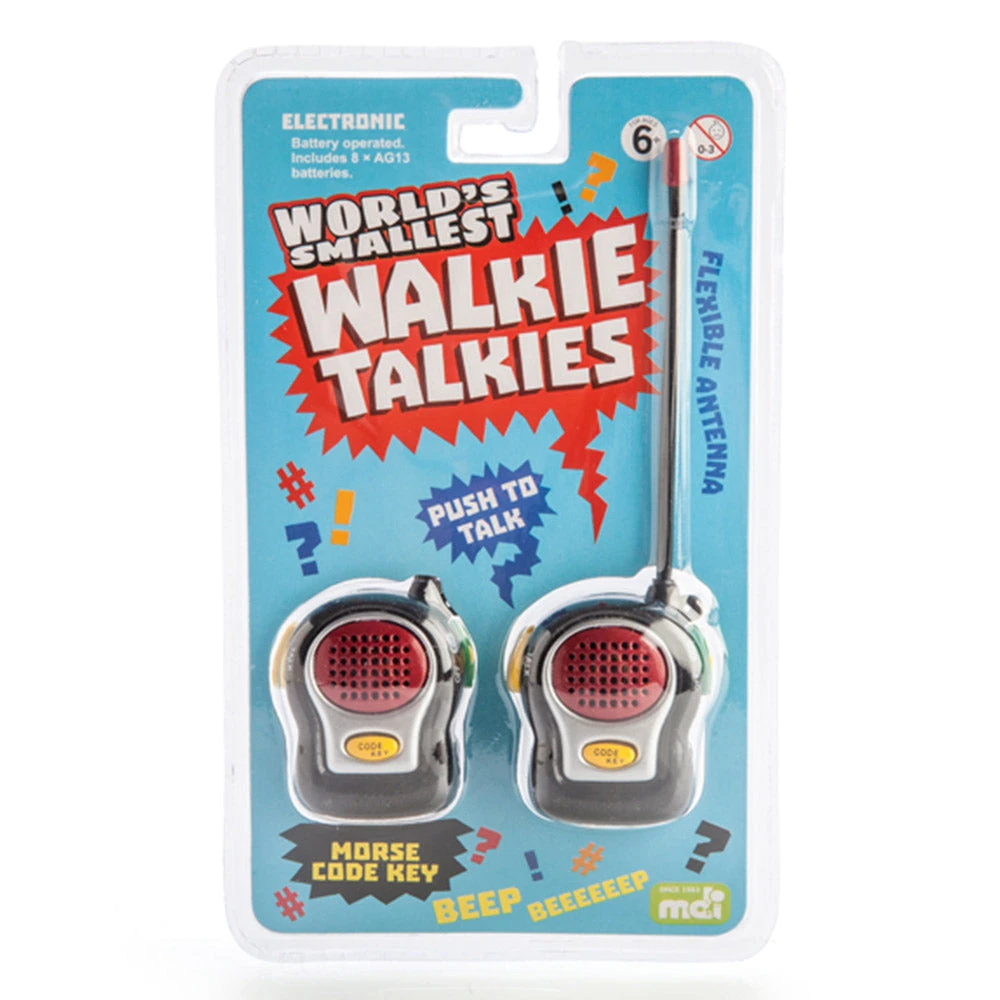 Mdi World's Smallest Walkie Talkies 2 Mdi World's Smallest Walkie Talkies