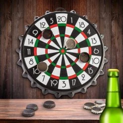 Mdi Beer Gifts Magnetic Bottle Cap Dart Board