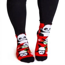 Mdi Silly Soles Nap Time Panda Socks Office Gifts