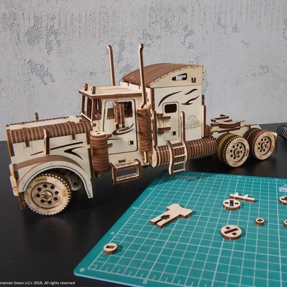 Ugears Heavy Boy Truck VM-03 Model Kit Science STEM Toys 1 Ugears Heavy Boy Truck VM-03 Model Kit Science STEM Toys