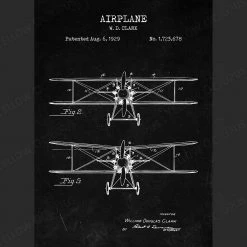 Yellow Octopus Exclusives - Prints Man Cave Gifts Airplane Patent Prints Wall Art | Set Of 3
