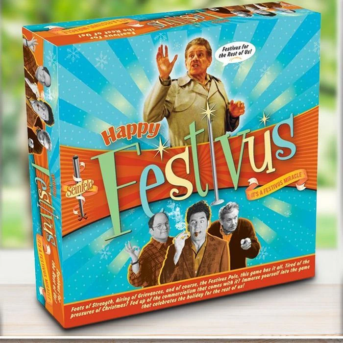 William Valentine Seinfeld "Happy Festivus!" Board Game 1 William Valentine Seinfeld "Happy Festivus!" Board Game