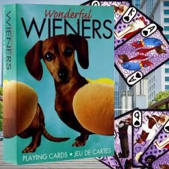 William Valentine Gifts For Sisters Wonderful Wieners Daschunds Playing Cards