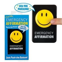 William Valentine Gadgets For Him Emergency Affirmation Button